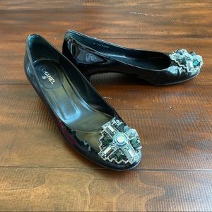 CHANEL Black Patent Pump